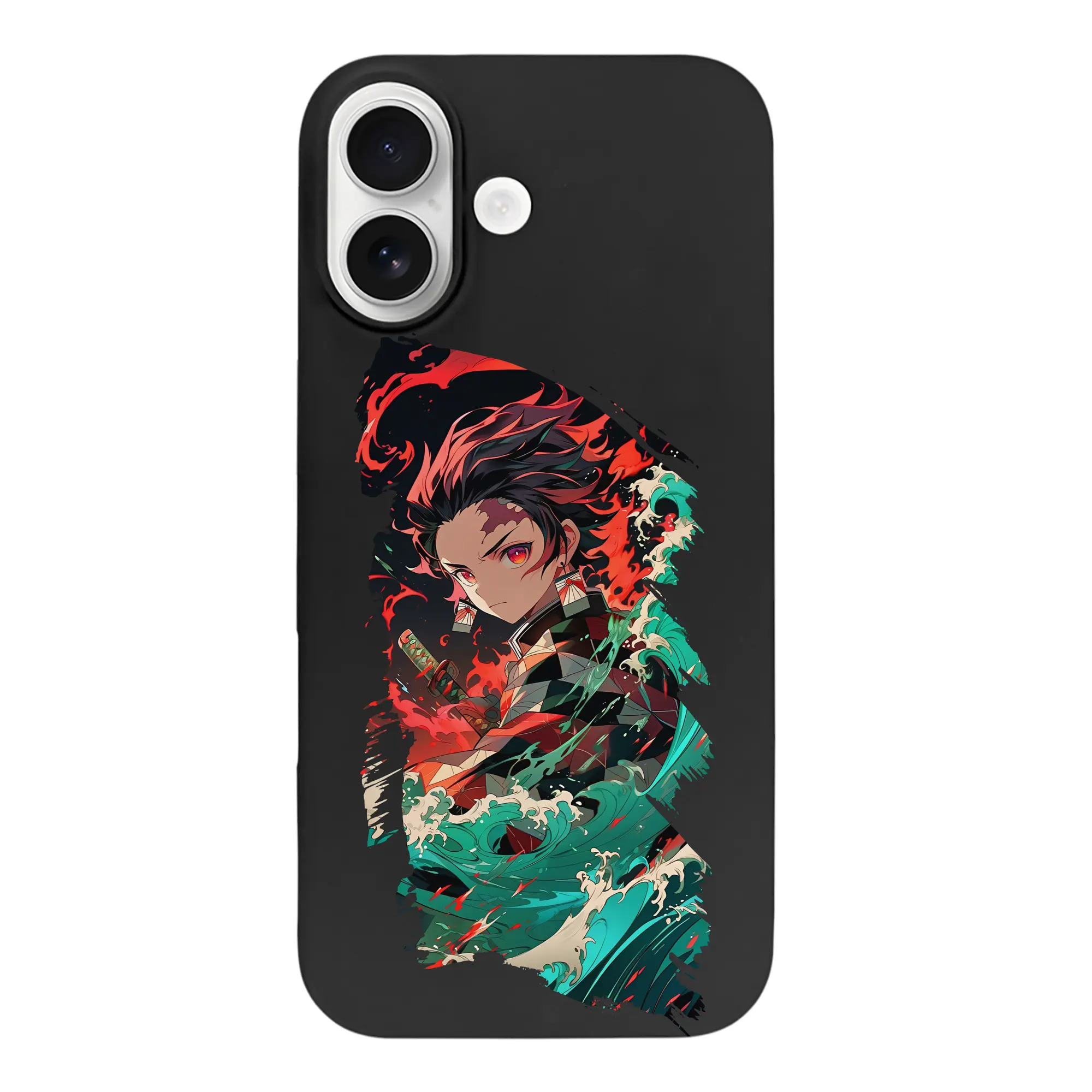 鬼滅の刃 グッズ,竈門 炭治郎 - iPhone 17 シリーズ シリコンケース 薄型 耐衝撃 指紋防止 ソフトタッチカバー 精密フィット 傷防止 保護ケース iPhone 17/17 Air/17 Pro/17 Pro Max 対応